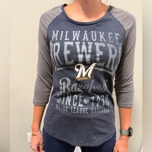 Women's Brewer’s Baseball 3/4 sleeve shirt